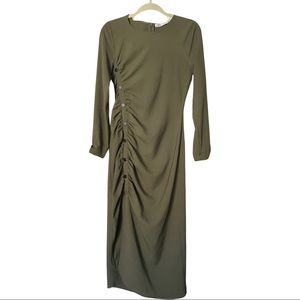 Zara Round Neck Midi Dress